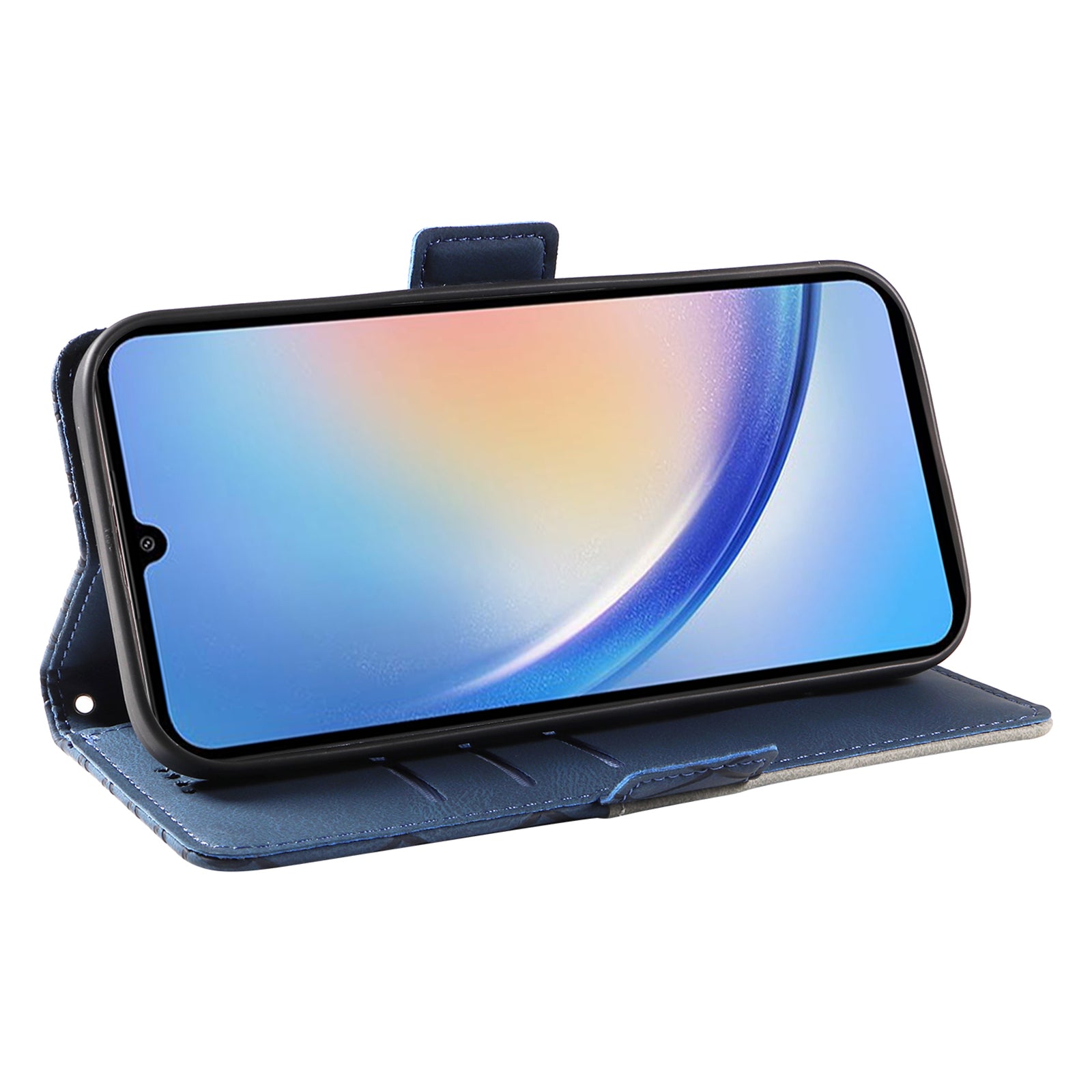 For Samsung Galaxy A34 5G Phone Stand Case Color Splicing Rhombus Imprinted PU Leather Wallet Cover For Samsung Galaxy A34 5G Phone Stand Case Color Splicing Rhombus Imprinted PU Leather Wallet Cover